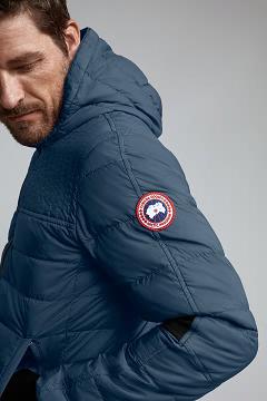 Chamarras Canada Goose Hombre Mexico - Cabri Chaqueta De Plumas Azules JW2340576